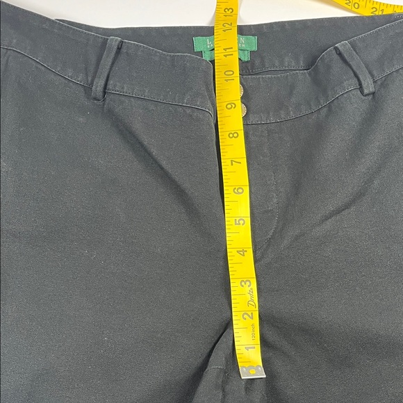 Lauren Ralph Lauren Connor Women’s Black Casual Capri Pants Sz 16W - Picture 4 of 7